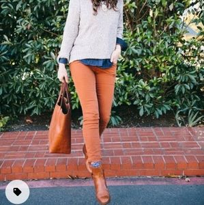 GRLFRND Karolina Burnt Orange High Rise Jeans